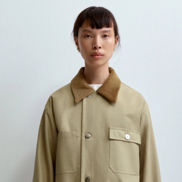 CORDERA beige worker jacket NEW - Picture 2 of 5